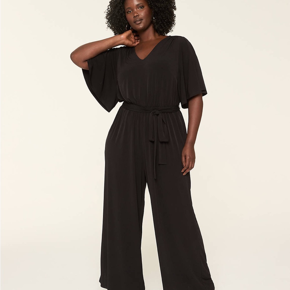Lane Bryant Classic Black Jumpsuit